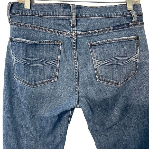 Abercrombie and Fitch Y2K Low Rise Flared Leg Jeans Size 6 - Picture 4 of 8